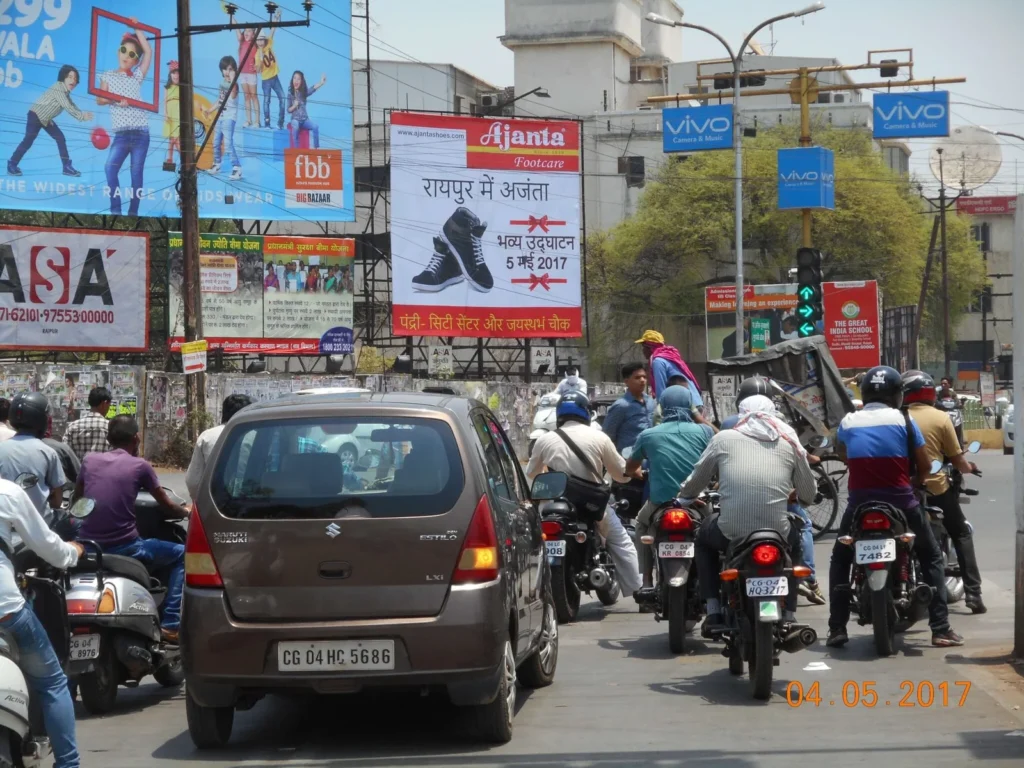 Hoarding companies  uses large billboards or construction site displays strategically placed in high-traffic areas. Positioned along highways, urban centers, and commercial districts, these ads reach thousands of onlookers daily.