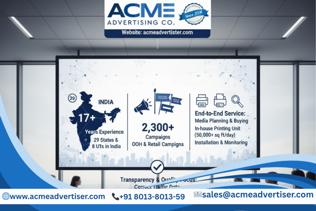 Top 5 OOH Advertising Companies in India