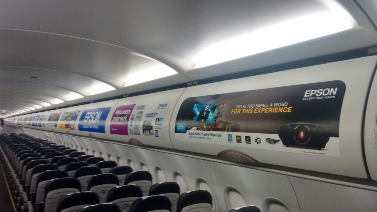 Maximize brand recall with targeted inflight Branding reaching active flyers.