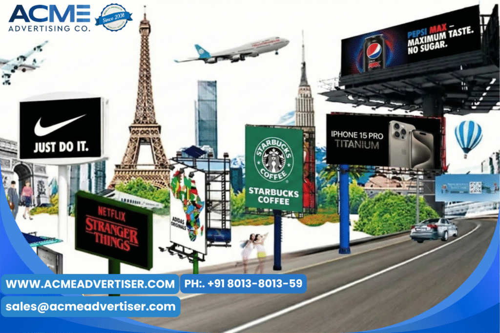 US Outdoor Media advertising with Acme advertising co.