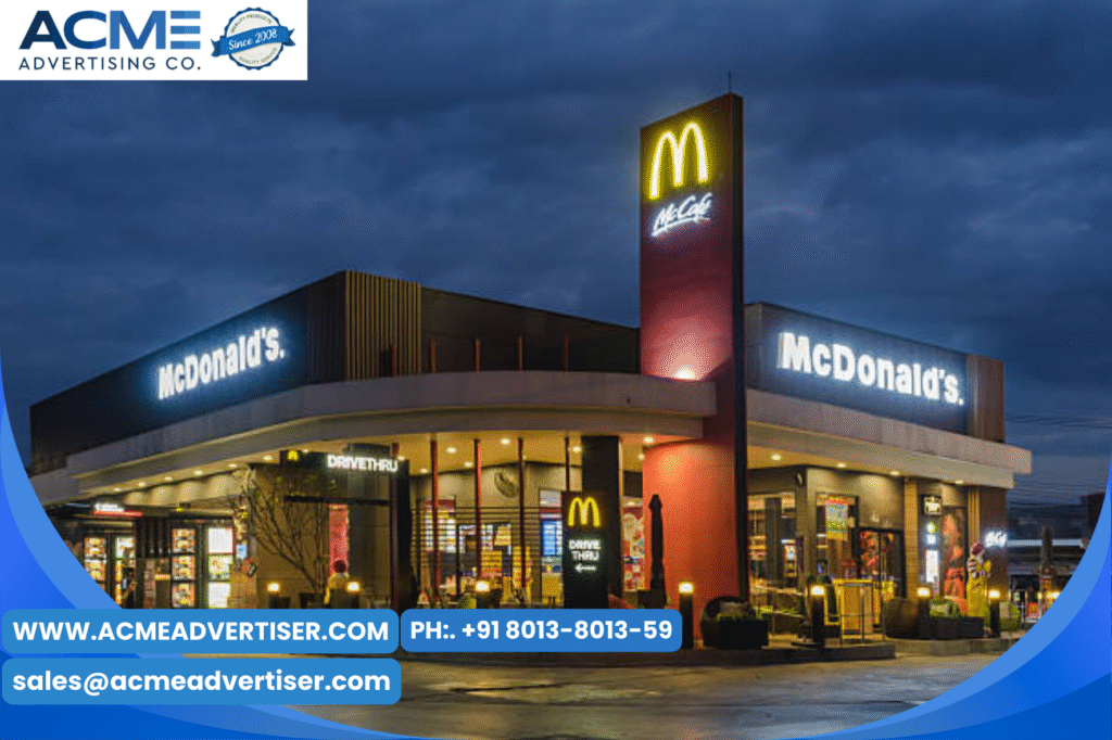 McDonald’s Case Study: How a Simple Burger Stand Became a Global Brand Through Visibility, Consistency, and Smart Media