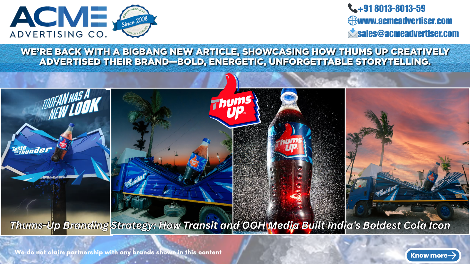 Thums-up branding strategy
