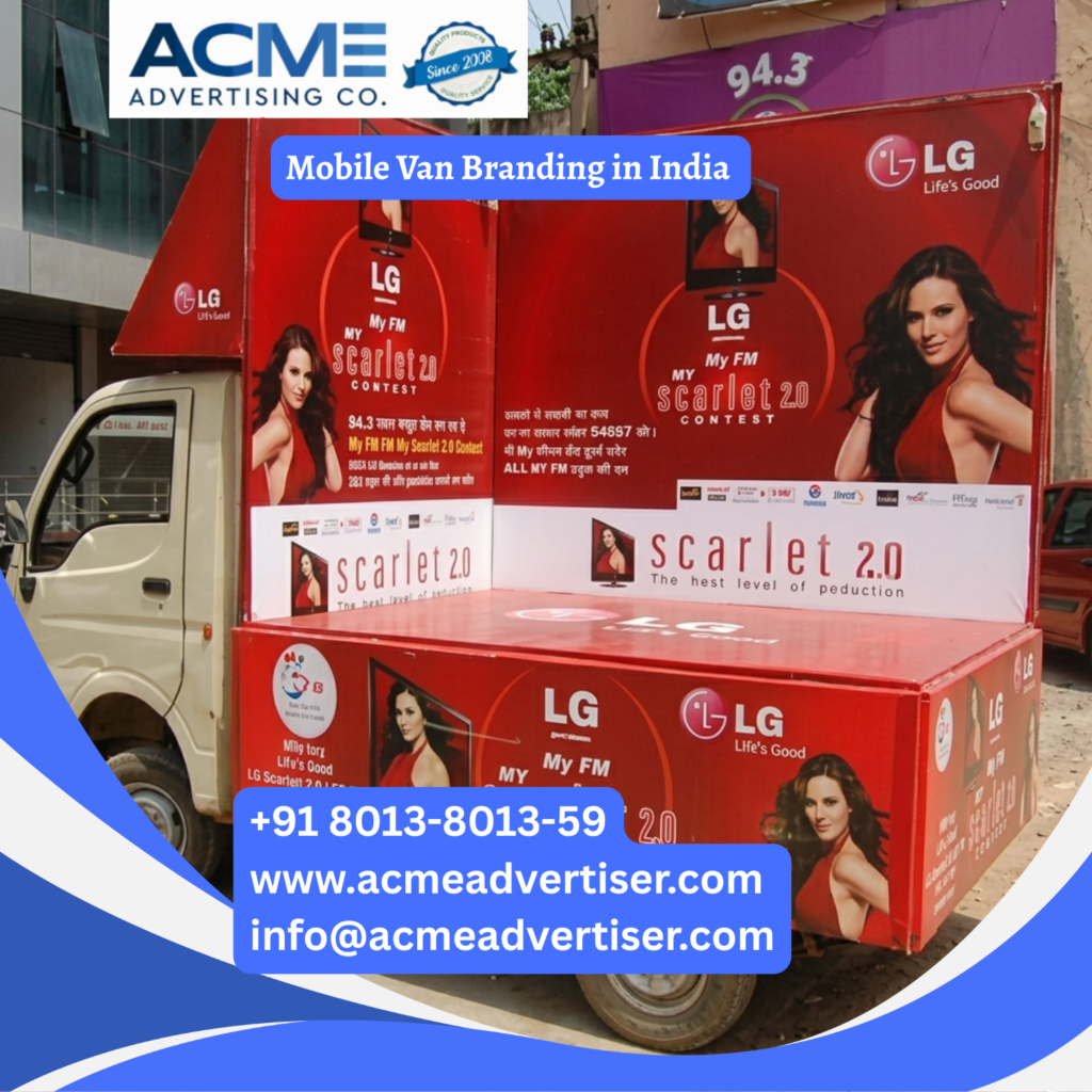 Mobile Van Branding in India