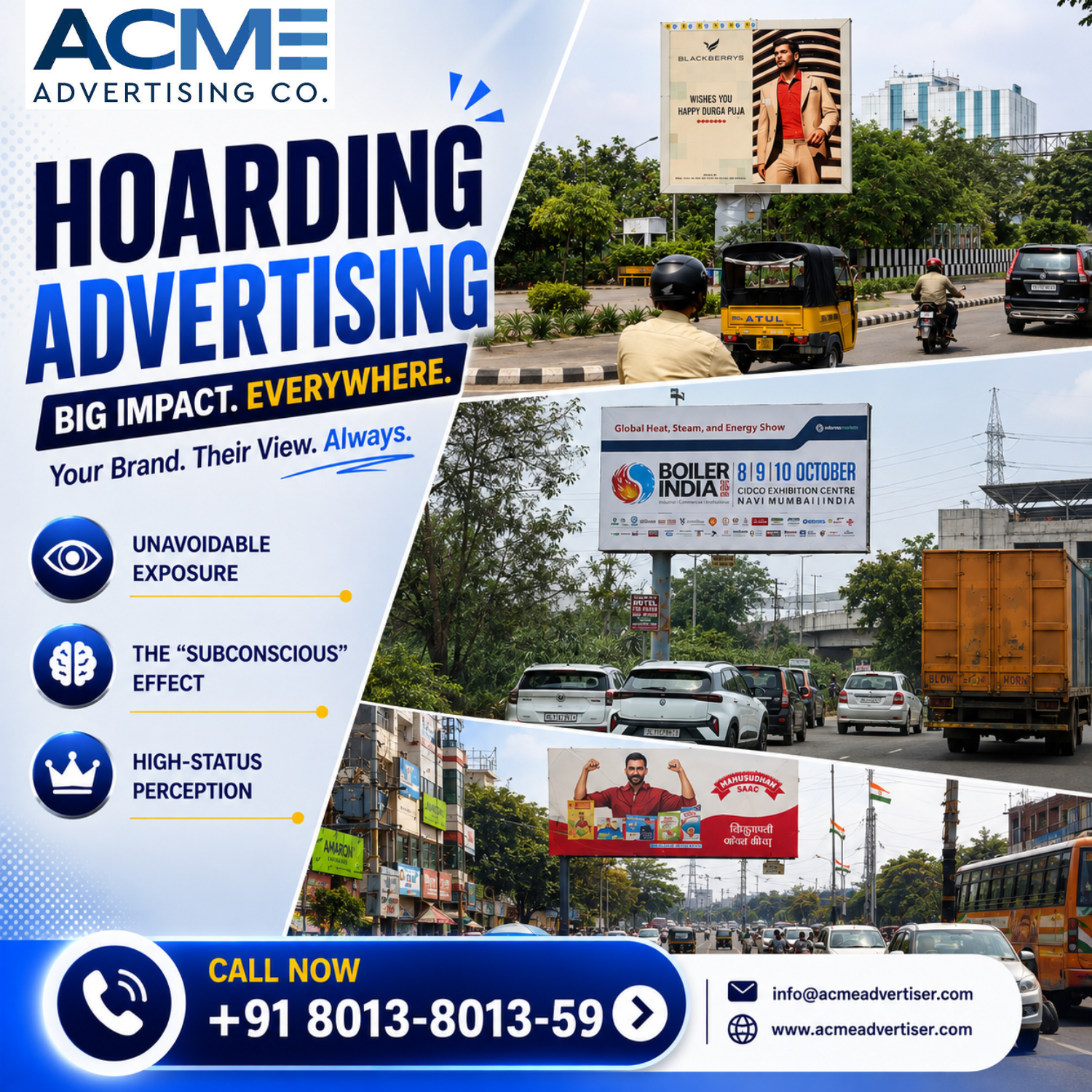 Hoarding Advertising Services acme advertising co.